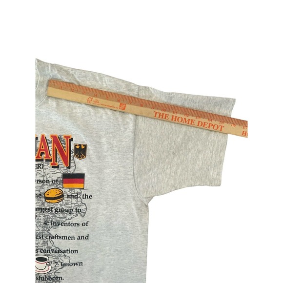 VTG 90s German Nationality Definition T-Shirt Single Stitch Size XL - Picture 4 of 7